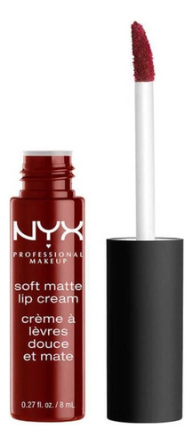 Labial NYX Professional Makeup Soft Matte Lip Cream color madrid
