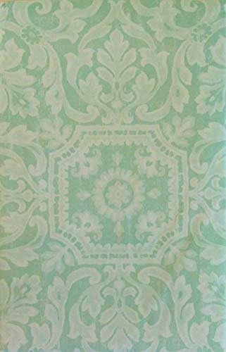 Elegant Floral Abstract Pattern Vinyl Flannel Back Tableclot