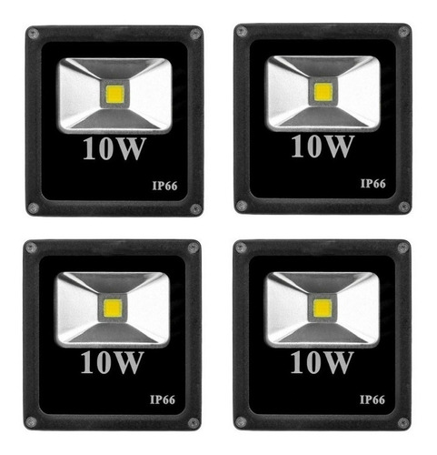 Mini Reflector Lampara Luz Led Exterior 10w Luminario 1402