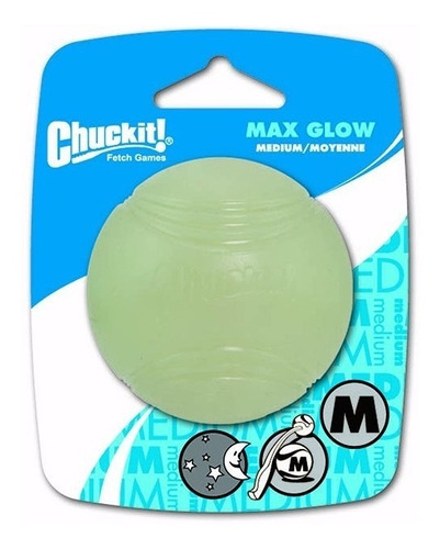 Chuckit Max Glow Juguete Perros Fluorecente Talla M