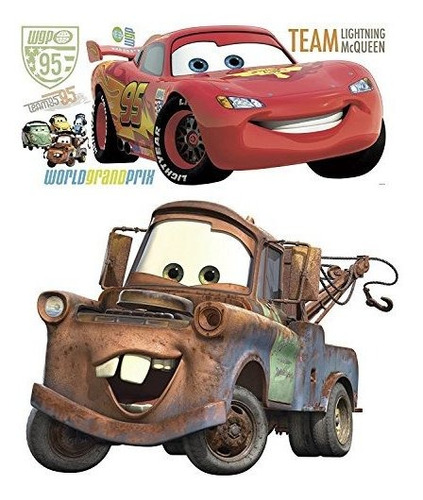 Disney Pixar Cars 2 Relampago Mcqueen Y Mater Cascara Y Pa