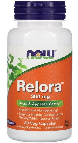 Now Foods Relora 300mg 60vcaps Control Estres Y Apetito Sfn