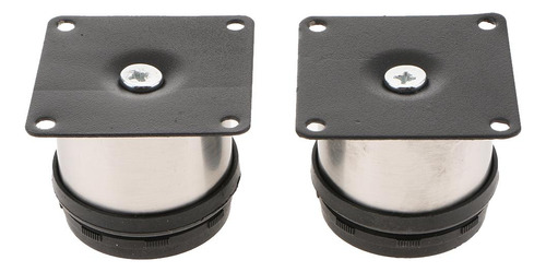 4x Muebles Pies Pequeña Sala Metal Patas De Piezaza 6cm