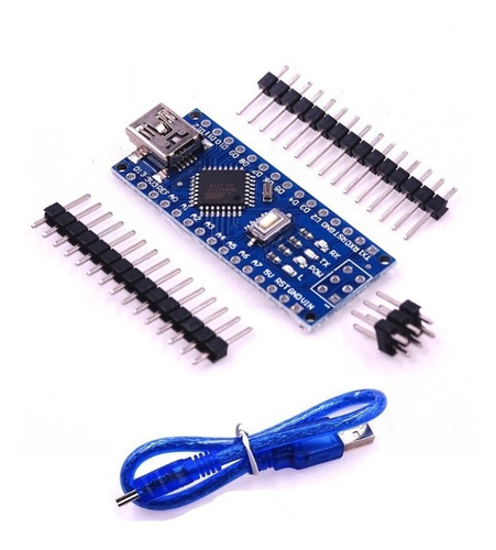 5 Tarjetas Nano V3 Atmega328 Compatible Arduino +5 Cable Usb