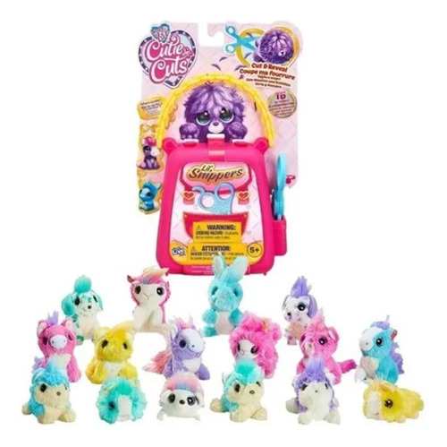 Mini Pelúcia Surpresa Scruff A Luvs Cutie Culs Lil' Snippers