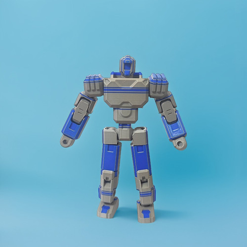Figura Robot Articulado Movible De Acción Dummy 3d An-01