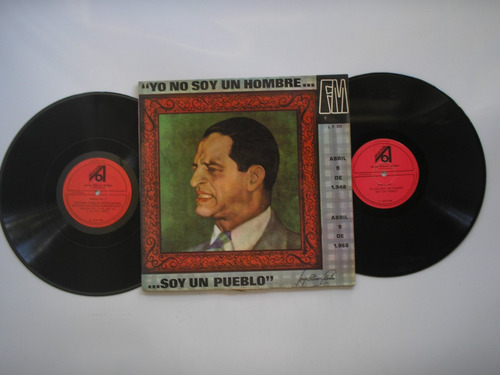 Lp Vinilo Jorge Eliecer Gaitan El Caudillo Del Pueblo 2lps