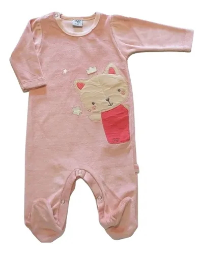 comprar Enterito Plush Beba Osito Pie Cerrado Con Bordado Gafas