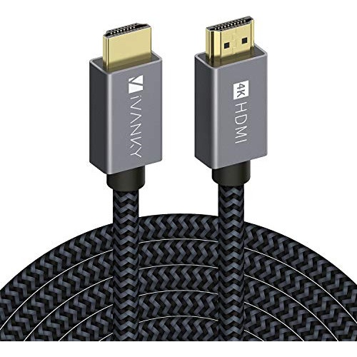 Cable Hdmi 4k 25 Ft, Ivanky High Speed 18gbps Hdmi 2.0 Cable