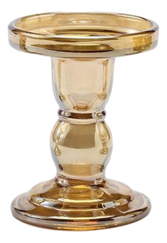 Portavelas De Cristal Candelabro Para Centro De 8cmx11cm