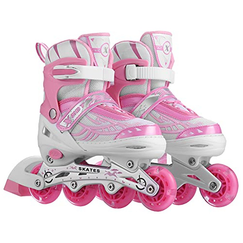 Inline Skates For Kids, Adjustable With Light Up Wheels...