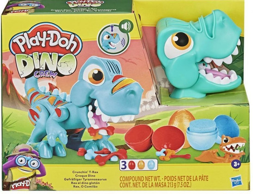 Play Doh Dino Crew - Rex El Dino Gloton - Con Sonido! - 