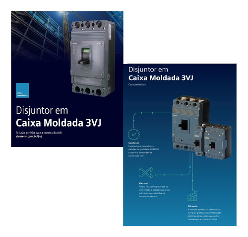 Disjuntor Siemens Cx Moldada Tripol 125a 3vj1012-0da32-0aa0