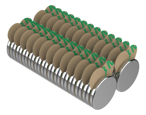 Iman Magnetpro Imán De Neodimio De 8x1 Mm Con Puntos Autoadh