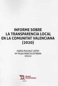 Libro Informe Sobre Transparencia Local En Comuni.valenci...
