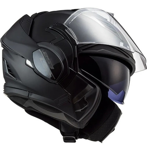 Casco Moto Ls2 Rebatible Ff900 Valiant 2 180° Negro Agrobike