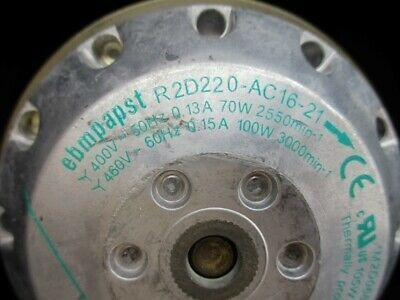 Ebmpapst R2d220-ac16-21 460v 0.15a Nsnp Mgg