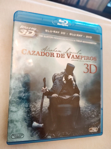 Abraham Lincoln Cazador De Vampiros Película 3d Blu-ray 