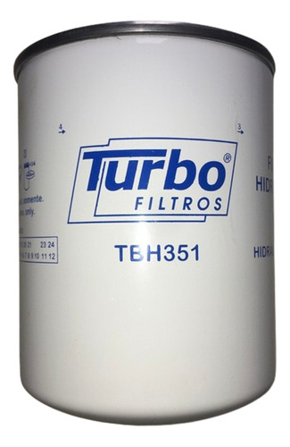 Filtro Aceite Hidráulico Turbo Tbh351 Eq. Mann W1374/2 Bt351