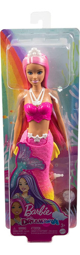 Barbie Dreamtopia Sirena Cabello Y Top Rosa