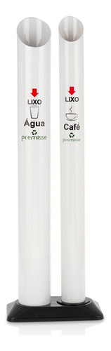 Lixeira Para Copo Descartavel Branco Agua E Café Premisse