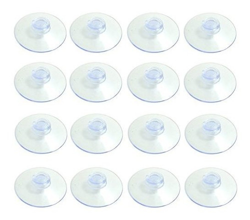 Bronagrand 20pcs De Plástico Transparente Ventosa Sucker Pad