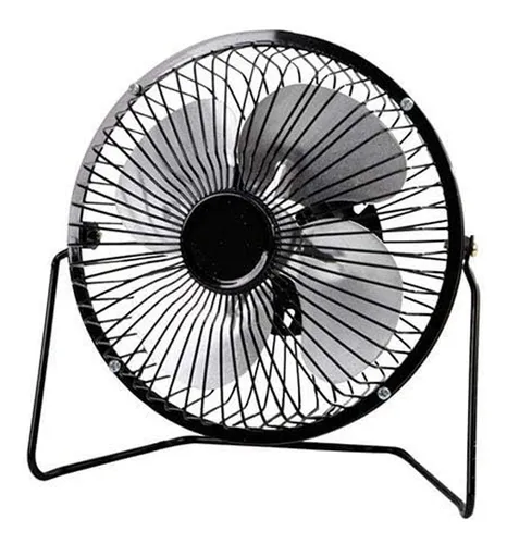 Mini Ventilador Portatil De 6 Pulgadas Puerto Usb Negro