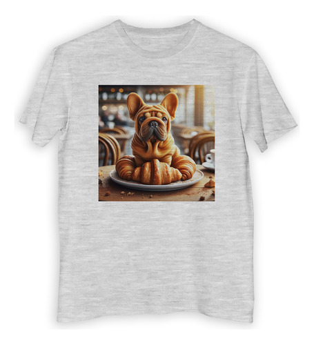 Remera Hombre Perro Medialuna Factura Panaderia Puppy