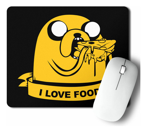 Mouse Pad I Love Food Jake (d1508 Boleto.store)