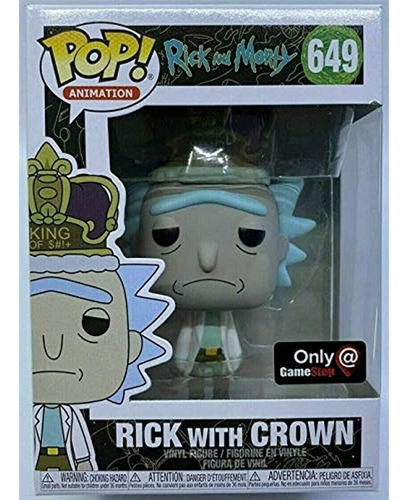 Figura De Acción Funko Pop! King Rick Con Corona