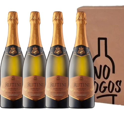 Champagne Rutini Extra Brut Caja X4 - Oferta Vinologos