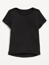 Comprar Playera Manga Corta Con Bolsillo Niña Old Navy