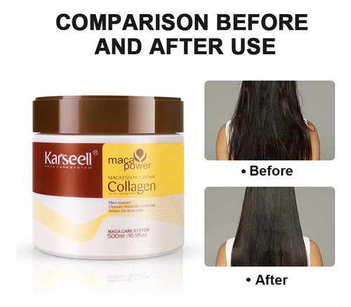 Mascara Capilar Karsell Macapower Collagen Italiana Original