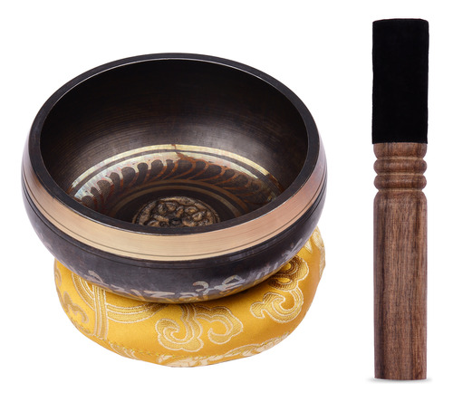 Cojín Singing Bowl De Madera Para Relajarse. Striker