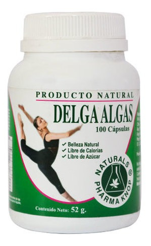 Imagen 4 de 4 de Delga Algas 420 Mg X 100 Cápsulas