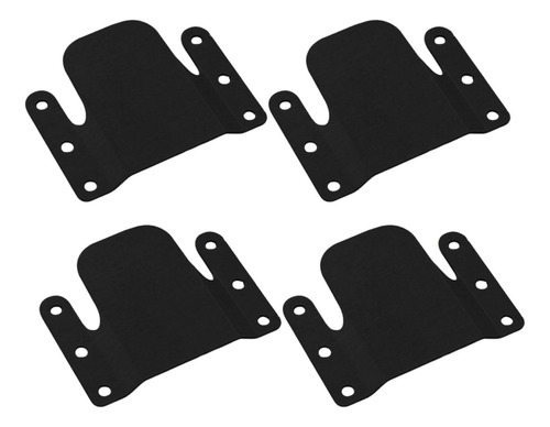 Conector De Sofá Seccional De 4 Piezas, Accesorios De Negro