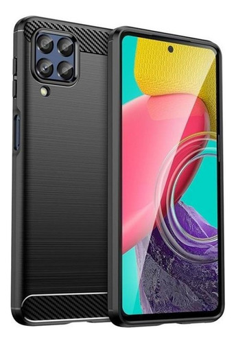 Funda Tpu Fibra Carbono Con Textura Cepillada Para Samsung