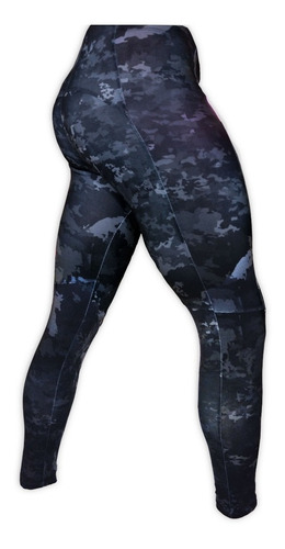 Imagen 3 de 4 de Calza Camuflada Deportiva Hombre Compresión Con Bolsillo