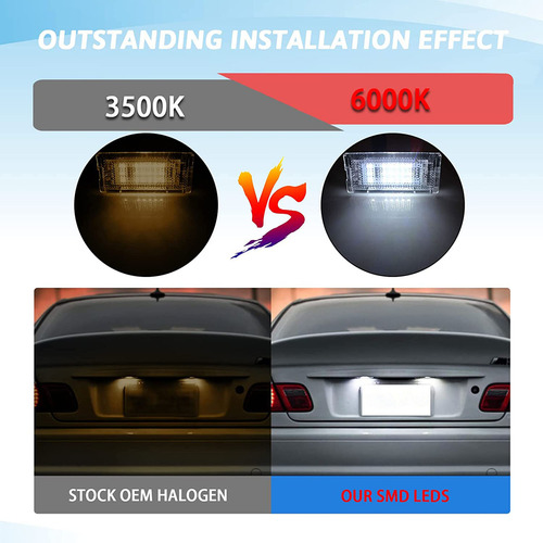 Luz De Matrícula Para Bmw Serie 3 E46 98-2005