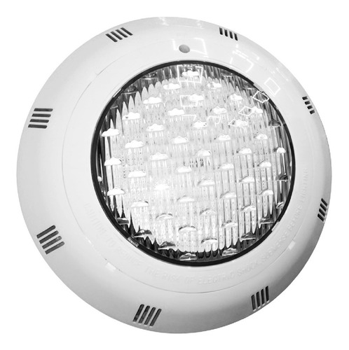 Foco Luminaria Para Piscina Blanco Ip68 12v 18w Sobrepuesta