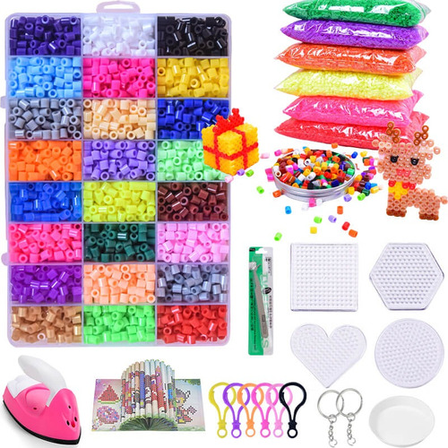 Kit 32000 Piezas Mini Hama Beads De 2.6 Mm Kit Hama Perler B