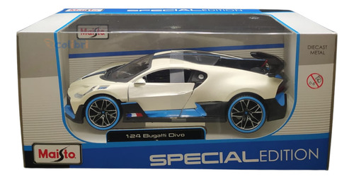 Maisto Special Edition 1:24 Bugatti Divo Branco