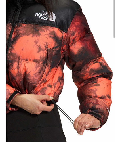 Imagen 4 de 9 de The North Face Retro Nuptse 700 Print Cropped