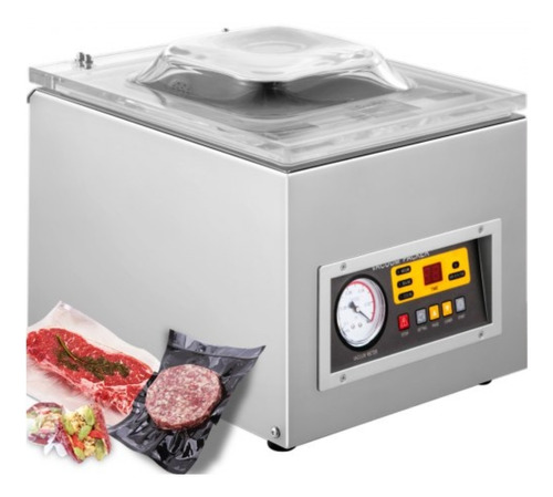 Máquina Sellado Empaque Al Vacío Carne Carniceria 260 X 8 Mm