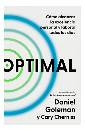 Optimal - Daniel Goleman Y Cary Cherniss - Ed B - Libro Orig