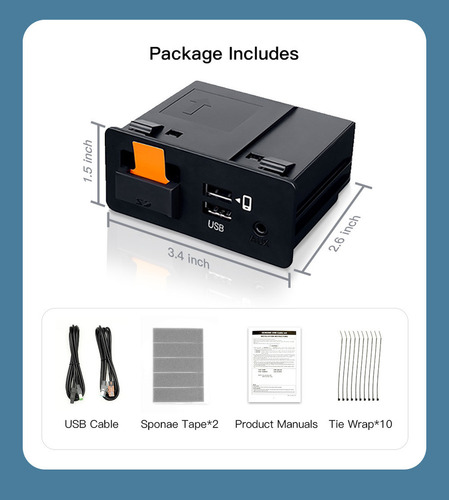 Para Mazda Carplay Android Auto Usb Module Tk78-66-9u0c Kit