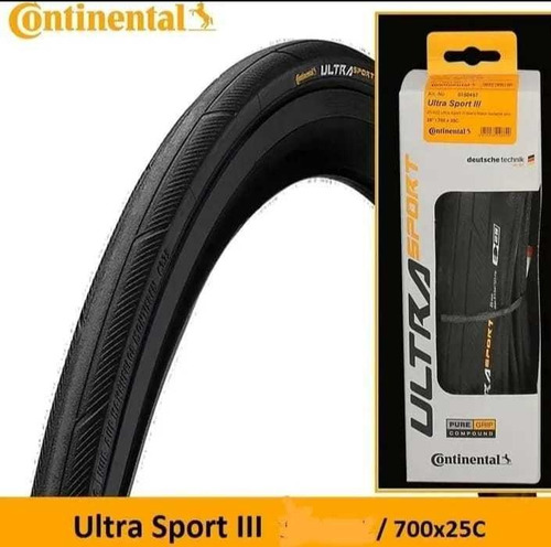 Imagen 2 de 4 de Cubierta Continental Ultra Sport 3 700x25c Kevlar Bikes Smc