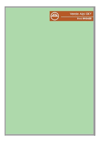 Placa Melamina Color Verde Alpi Oky  18mm 1,83x2,82 ¡oferta!