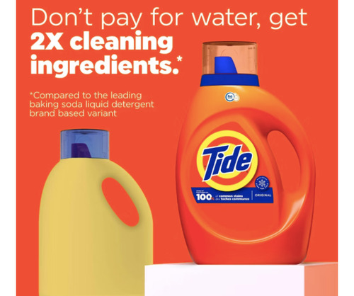 Tide Original He Compatible Liquid Laundry Detergent 42 Oz