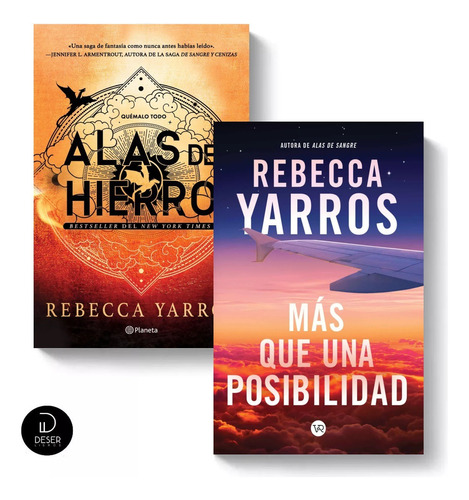 Alas De Hierro + Mas Que Una Posibilidad - Rebecca Yarros